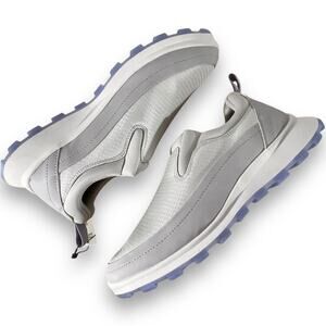 Cougar Gray Waterproof Slip On Sneakers Vegan Comfort Shoes Size 9